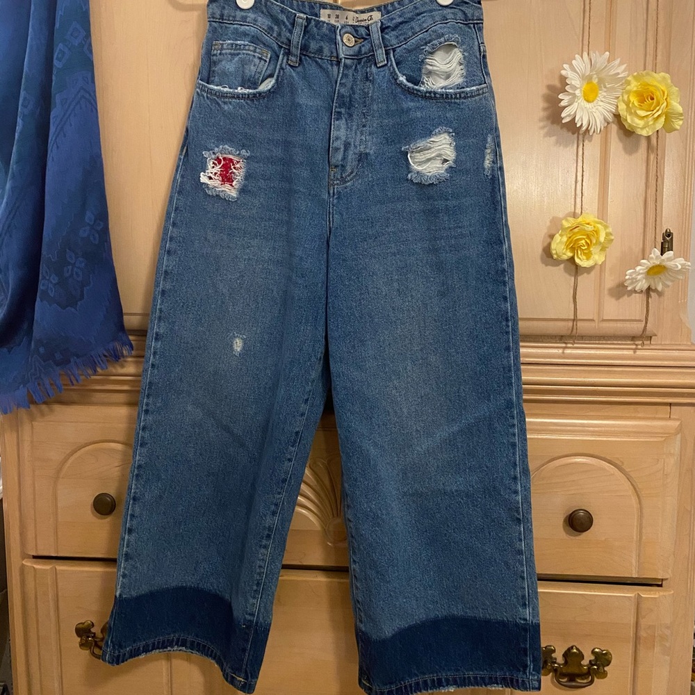 ADORABLE Wide Leg Jeans